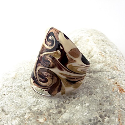 Inel AVENTURINA cream